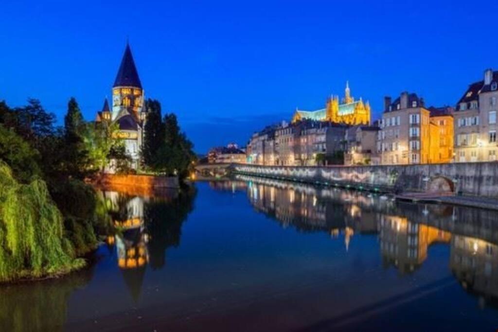 F2 65M2 Parking Prive Avec Une Belle Vue Metz Eksteriør bilde