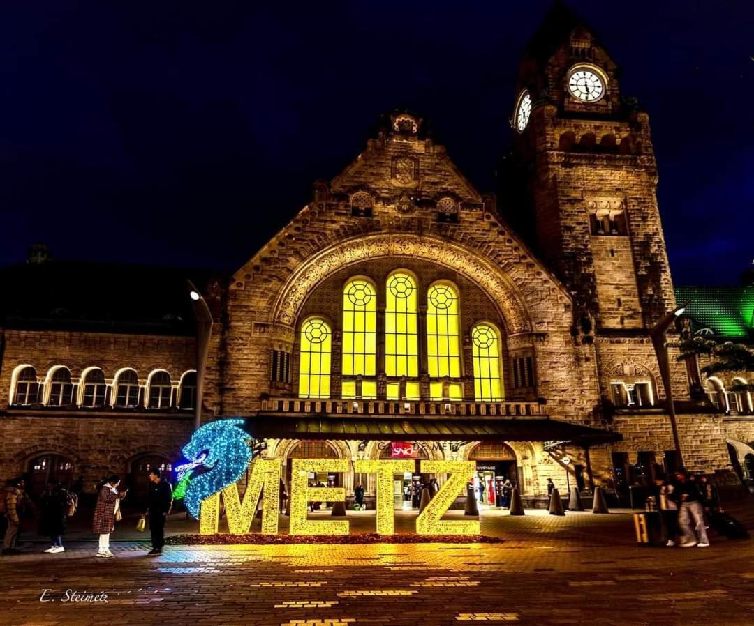 F2 65M2 Parking Prive Avec Une Belle Vue Metz Eksteriør bilde
